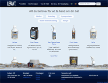 Tablet Screenshot of lefant.se